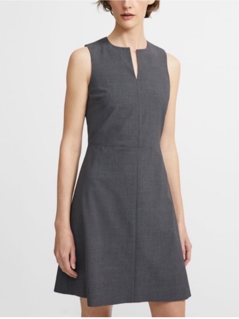 Theory Miyani Split-Neck Suit Dress - Picture 1 of 9